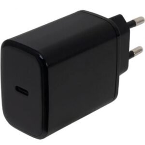 Carregador de Pared GaN Fonestar POWER-C-65/ 1xUSB Tipo-C/ 65W/ Preto