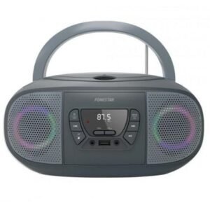 Radio CD Fonestar BOOM-GO-G/ 13W/ Cinzento