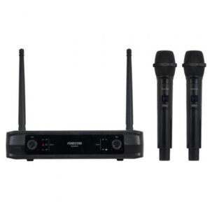 Microfone Sem fios Doble Mano UHF Fonestar SONAIR-2M/ Incluye Receptor