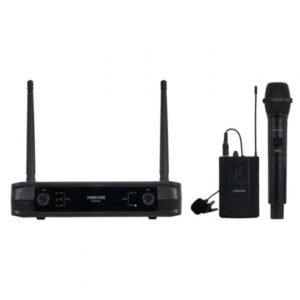 Microfone Sem fios Doble Mano y Petaca UHF Fonestar SONAIR-2MP/ Incluye Receptor