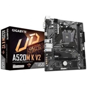 Placa Base Gigabyte A520M K V2 Socket AM4/ DDR4/ PCIe 3.0/ Micro ATX