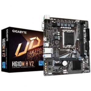 Placa Base Gigabyte H610M H V2 Socket 1700/ DDR5/ PCIe 4.0/ Micro ATX