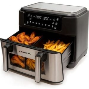 Freidora por Aire Airfryer / Sin Aceite Grunkel Dualflexifryer/ 2800W/ Capacidade 10L