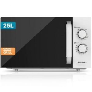 Microondas Grunkel MWG-25GRILL/ 850W/ Capacidade 25L/ Funcion Grill/ Branco
