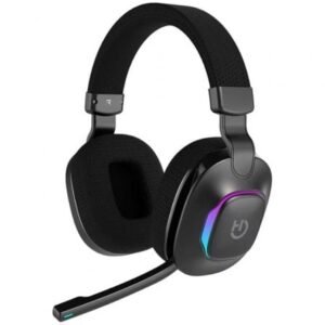Auscultadores Gaming Sem fioss con Microfone Hiditec Vortex ARGB/ Jack 3.5/ Bluetooth/ Pretos