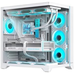 Caixa Gaming Semitorre Hiditec H3 Pro// Branca