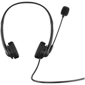 Auscultadores HP G2/ con Microfone/ Jack 3.5/ Pretos