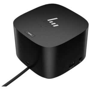 Docking USB Tipo-C HP G4/ 2xUSB/ 2xUSB Tipo-C/ 1xAC/ 1xHDMI/ 1xRJ45/ 2xDisplayPort/ 1xThunderbolt/ 2xUSB PD/ 1xUSB Tipo-C PD/ 2xPlacas NIC/ Preto