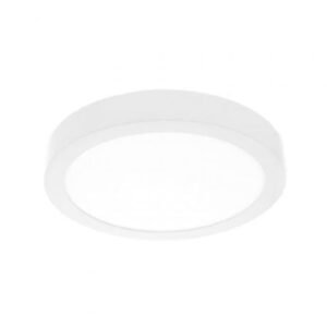 Downlight Iglux SUP-102307-FB V2/ Circular/ Ø120 x 35mm/ Potencia 7W/ 570 Lúmenes/ 6000ºK/ Branco