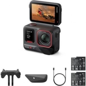 Câmara Digital Deportiva Insta360 Ace Pro 2 Pack de 2 Baterias/ 8K/ Ángulo de visión 180º/ Preta