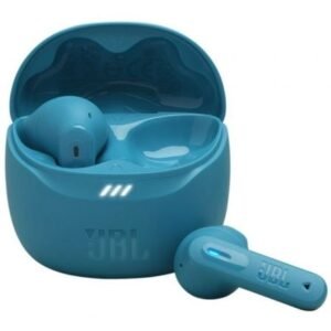 Auscultadores Bluetooth JBL Tune Flex 2 con estuche de carga/ Autonomía 12h/ Azul Turquesa