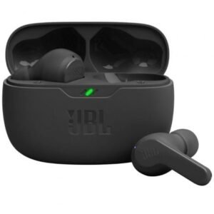 Auscultadores Bluetooth JBL Wave Beam con estuche de carga/ Autonomía 8h/ Pretos