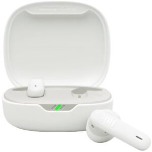 Auscultadores Bluetooth JBL Wave Flex 2 con estuche de carga/ Autonomía 10h/ Brancos