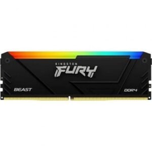 Memória RAM Kingston FURY Beast RGB 8GB/ DDR4/ 3600MHz/ 1.35V/ CL17/ DIMM