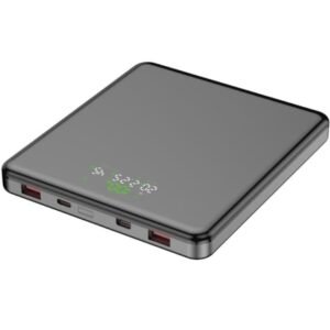 Powerbank 20000mAh Leotec LEPOW100W20G/ 100W/ Cinzento/ Incluye Cabo USB Tipo-C