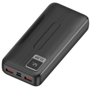 Powerbank 20000mAh Leotec LEPOW20W22K/ 22.5W/ Preta