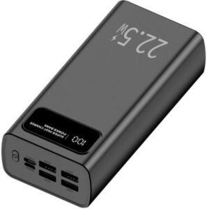 Powerbank 30000mAh Leotec LEPOW30W22W/ 22.5W/ Preta