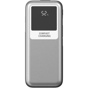 Powerbank 10000mAh Leotec LEPOW35W10S/ 35W/ Plata y Cinzento/ Incluye Cabo USB Tipo-C y Lightning