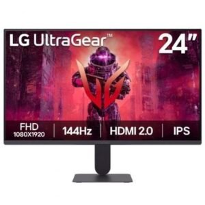 Monitor Gaming LG UltraGear 24G411A-B 23.7"/ Full HD/ 1ms/ 144Hz/ IPS/ Preto