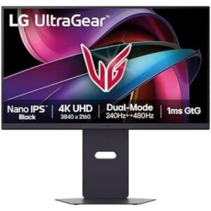 Monitor Gaming LG UltraGear 27G850A-B 27"/ 4K/ 1ms/ 240Hz/ IPS/ Regulable en altura/ Morado Cinzentoáceo