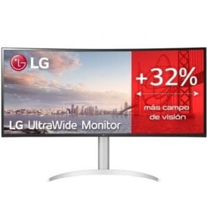 Monitor Profesional Ultrapanorámico LG UltraWide 34WQ650-W 34"/ WFHD/ Multimedia/ Regulable en altura/ Plata y Branco