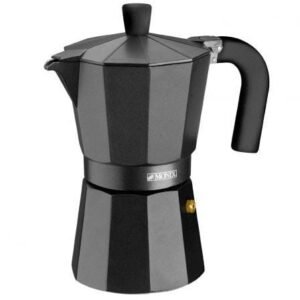 Cafetera Italiana Monix Noir M640009/ 9 Tazas/ Preta
