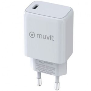 Carregador de Pared Muvit For Change MCACC0014/ 1xUSB Tipo-C/ 30W