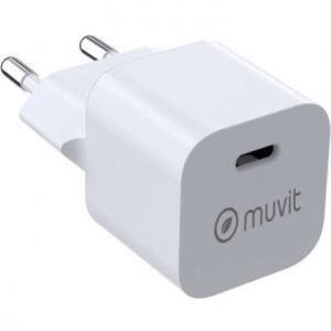 Carregador de Pared Muvit For Change MCACC0048/ 1xUSB Tipo-C/ 20W