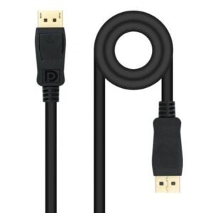 Cabo DisplayPort Nanocable 10.15.2602/ DisplayPort Macho - DisplayPort Macho/ 2m/ Preto