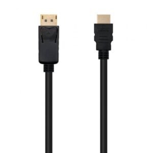 Cabo Conversor Nanocable 10.15.4310/ Displayport Macho - HDMI Macho/ 10m/ Preto
