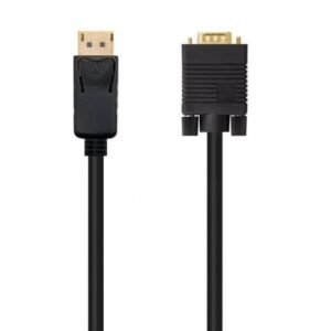 Cabo Conversor Nanocable 10.15.4401/ DisplayPort Macho - VGA Macho/ 1m/ Preto