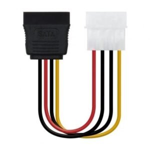 Cabo de Alimentación SATA Nanocable 10.19.0205-OEM/ Molex Macho - SATA Hembra/ 16cm