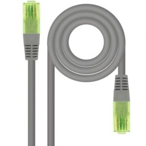 Cabo de Red RJ45 UTP Nanocable 10.20.1402 Cat.6/ 2m/ Cinzento