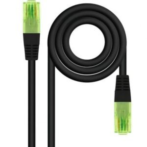 Cabo de Red RJ45 UTP Nanocable 10.20.1430-BK Cat.6/ 30m/ Preto