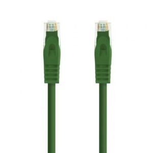 Cabo de Red RJ45 UTP Nanocable 10.20.1800-L25-GR Cat.6A/ LSZH/ 25cm/ Verde