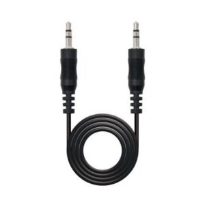 Cabo Estéreo Nanocable 10.24.0105/ Jack 3.5 Macho - Jack 3.5 Macho/ 5m/ Preto