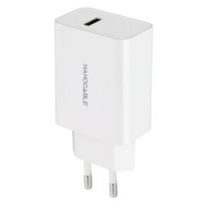 Carregador de Pared Nanocable 10.10.2003/ 1xUSB/ 10W/ Branco