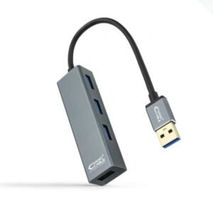 Hub USB 3.0 Nanocable 10.16.4402/ 4xUSB/ Cinzento