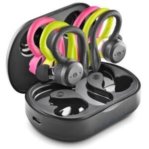 Auscultadores Deportivos Bluetooth NGS Ártica Jogger con estuche de carga/ Autonomía 10h/ Pretos