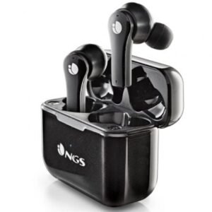 Auscultadores Bluetooth NGS Ártica Bloom con estuche de carga/ Autonomía 6h/ Pretos
