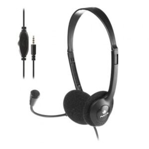 Auscultadores NGS MS103 MAX/ con Microfone/ Jack 3.5/ Pretos