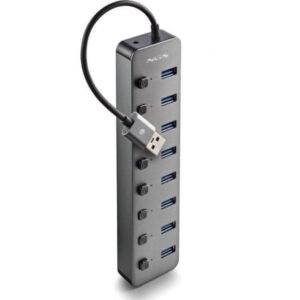 Hub USB NGS IHUB8 / 8xUSB 3.0/ Cinzento