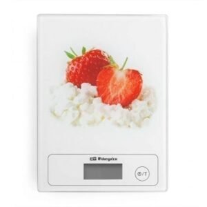 Báscula de Cocina Electrónica Orbegozo PC 1018/ hasta 5kg/ Branca