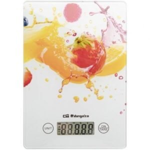 Báscula de Cocina Electrónica Orbegozo PC 1023/ hasta 5 kg/ Branca