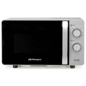 Microondas Orbegozo MIG 2072 CE/ 700W/ Capacidade 20L/ Función Grill/ Cinzento