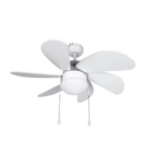 Ventoinha de Techo Orbegozo CP 15076 B/ 50W/ 6 Aspas 80cm/ 3 velocidades