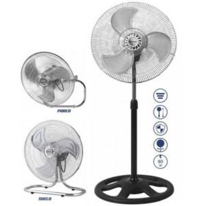 Ventoinha 3 en 1 Orbegozo PWS 0547/ Desktop/ Pie/ Pared/ 90W/ 3 Aspas 45cm/ 3 velocidades