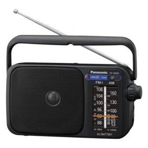 Radio Portátil Panasonic RF-2400DEG-K/ Preta