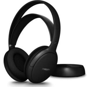 Auscultadores Sem fioss Philips SHC5200M2/ Jack 3.5/ Pretos
