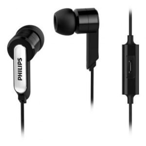 Auscultadores Intrauditivos Philips SHE1405/10/ con Microfone/ Jack 3.5/ Pretos